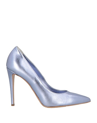 PAOLO MATTEI Escarpins Bleu clair Cuir