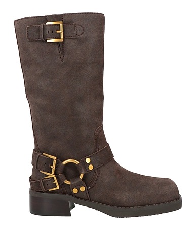 MICHAEL MICHAEL KORS Boots Dark brown Leather