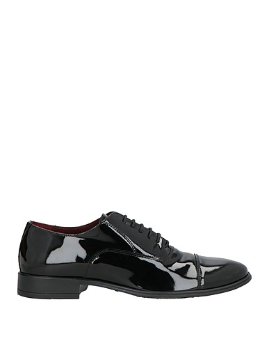 SOLDINI Laced shoes Black Leather