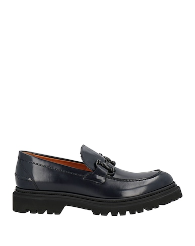 ROSSI SHOES Mocassins Bleu nuit Cuir de veau