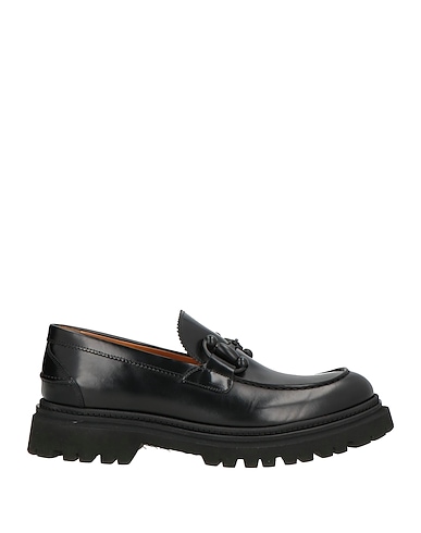 ROSSI SHOES Loafers Black Calfskin