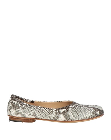 POMME D'OR Ballet flats Grey Leather