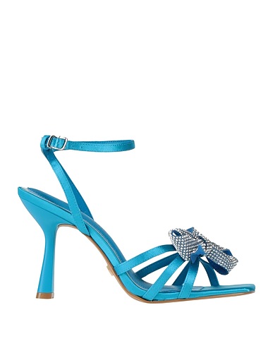 RINASCIMENTO Sandals Azure Textile fibres
