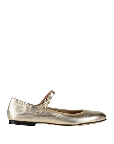 POMME D'OR Ballet flats Platinum Leather