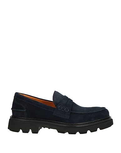 ROSSI SHOES Loafers Midnight blue Leather