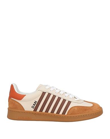 DSQUARED2 Sneakers Cream Calfskin