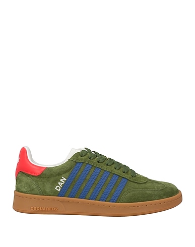 DSQUARED2 Sneakers Vert militaire Cuir de veau