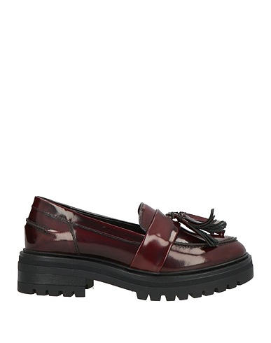 POLLINI Loafers Burgundy Leather