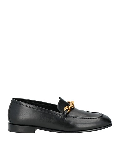 JIMMY CHOO Loafers Black Calfskin
