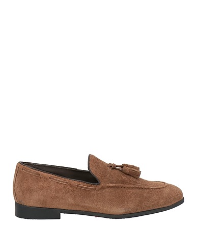 GREY DANIELE ALESSANDRINI Loafers Brown Leather