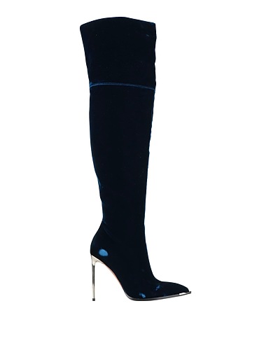 BALLY Boots Blue Textile fibres