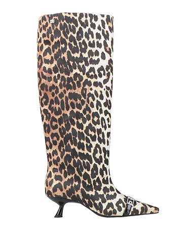 GANNI Boots Sand Textile fibres