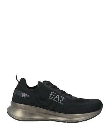 EA7 Sneakers Black Textile fibers, Synthetisches Material