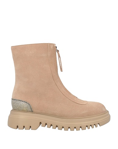 TOSCA BLU Ankle boot STUDIO Beige Leather, Synthetisches Material