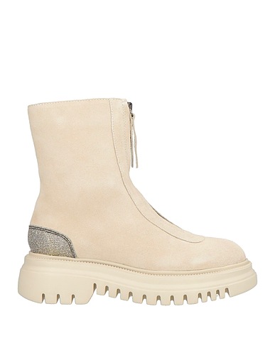 TOSCA BLU Ankle boot STUDIO Cream Leather, Synthetisches Material