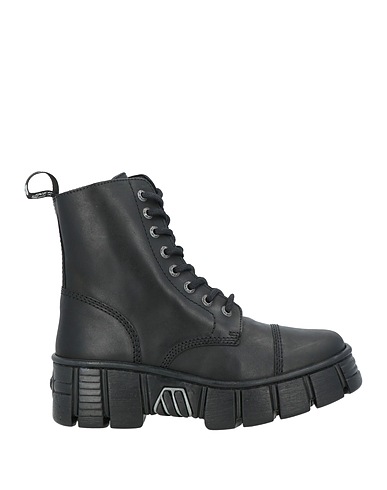NEW ROCK Botín Negro Cuero