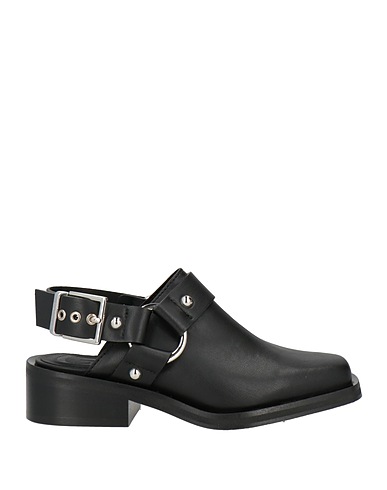 GANNI Mules and clogs Black Synthetisches Material
