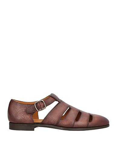 MAGNANNI Sandals Dark brown Leather