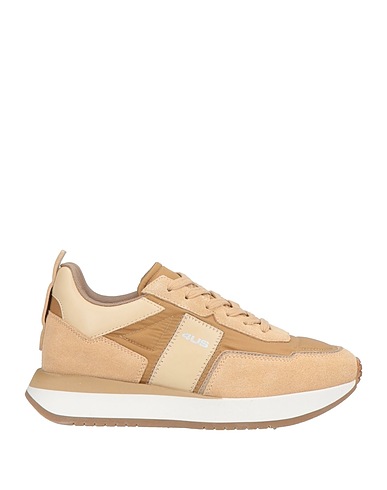 PACIOTTI 4US Sneakers Sand Leather, Textile fibers