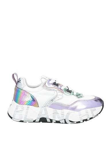 VOILE BLANCHE Sneakers Lilac Leather, Textile fibres