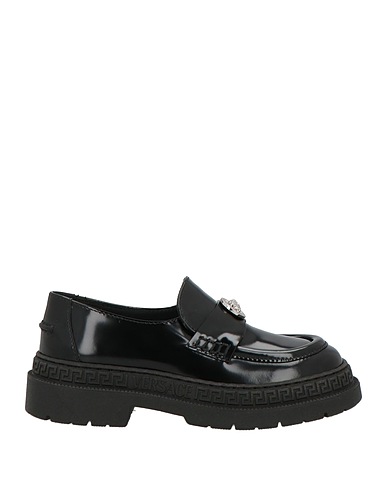 VERSACE YOUNG Formal shoes Black Calfskin