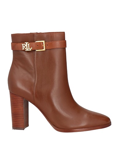 LAUREN RALPH LAUREN Ankle boot Brown Leather