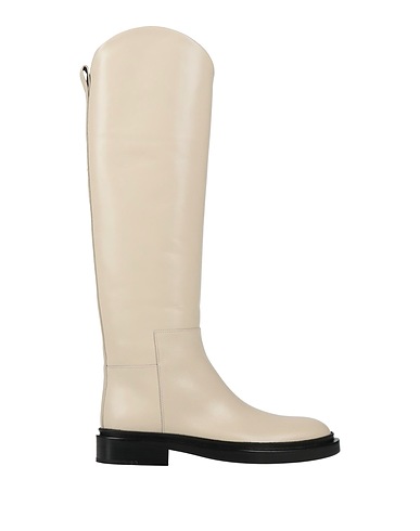 JIL SANDER Boots Cream Leather