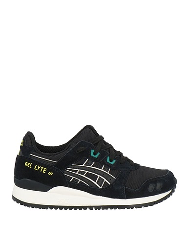 ASICS Sneakers Black Leather, Textile fibres