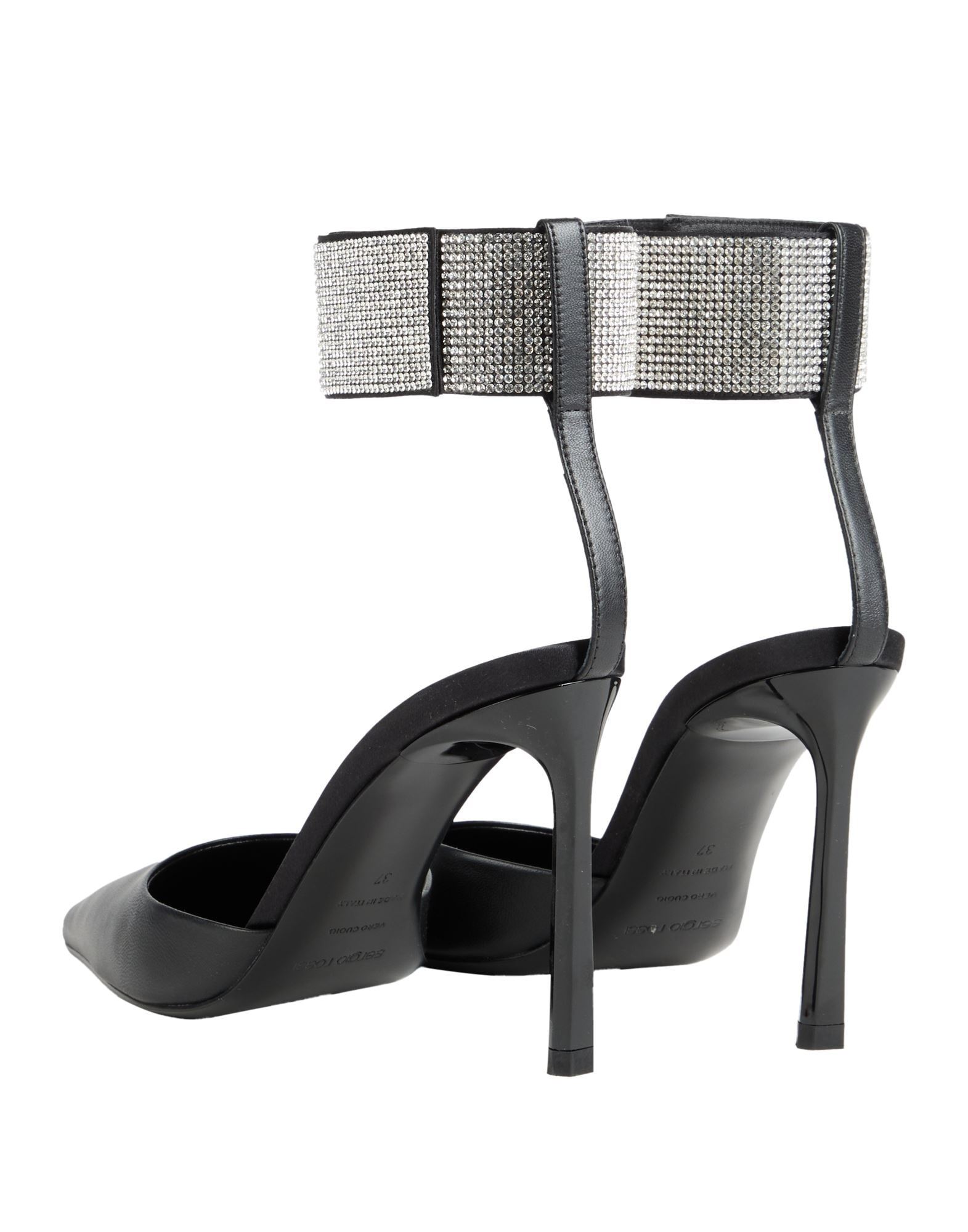 エルメスセルジオロッシ✨極美品 ブラックレザーパンプス サイズ36 YOOX Online Fashion Design Shopping