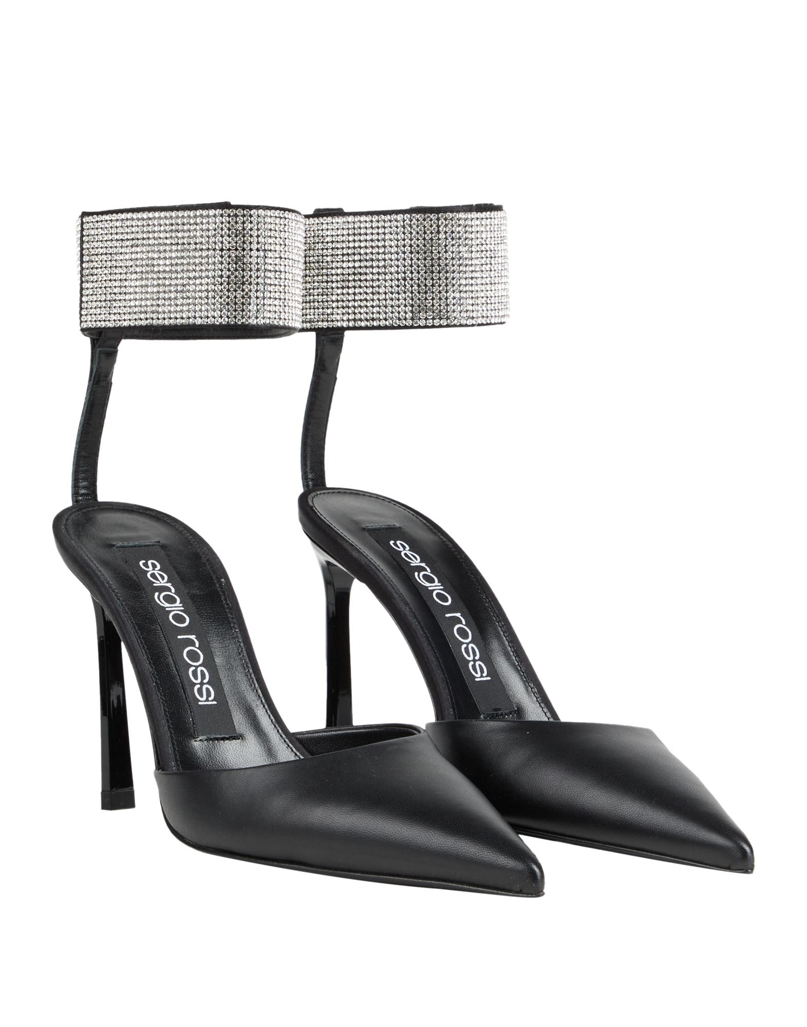 新品未使用品　sergio rossi ブラックレザー ハイヒール 34サイズ YOOX Online Fashion Design Shopping
