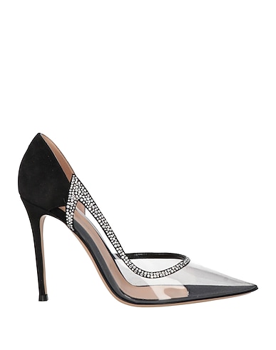 GIANVITO ROSSI Pump Black Synthetisches Material, Leather