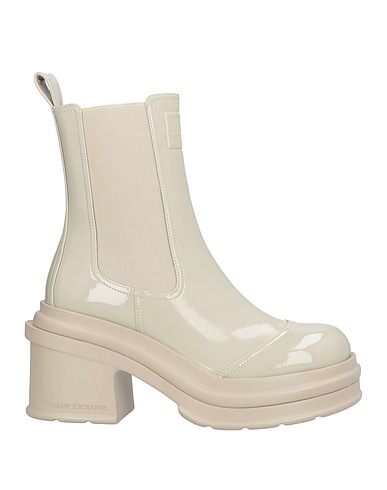 ARMANI EXCHANGE Ankle boot Light grey 100% Polyester, Polyurethane