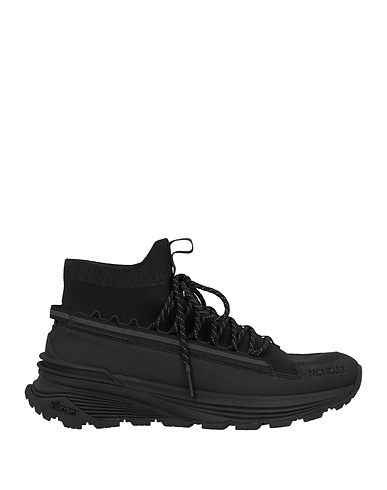 MONCLER Sneakers Μαύρο Ίνες υφασμάτων, Συνθετικές ίνες