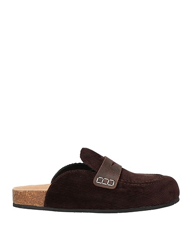 JW ANDERSON Mules and clogs Chocolate brown Textile fibres