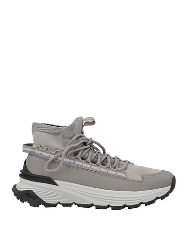 MONCLER GRENOBLE Sneakers Grey Textile fibres, Synthetisches Material