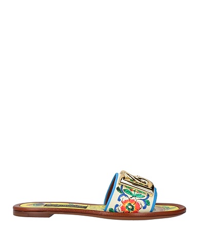 DOLCE&GABBANA Πέδιλο Φίλντισι Ίνες υφασμάτων