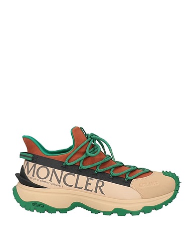 MONCLER Sneakers Tan Textile fibres, Synthetic fibers