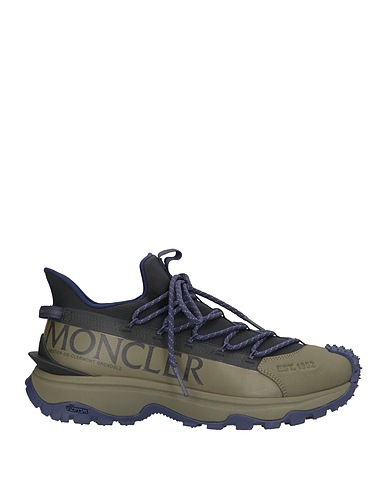 MONCLER Sneakers Military green Textile fibers, Synthetic fibers
