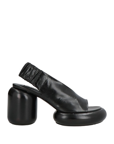 COMME des GARÇONS Sandalen Schwarz Leder