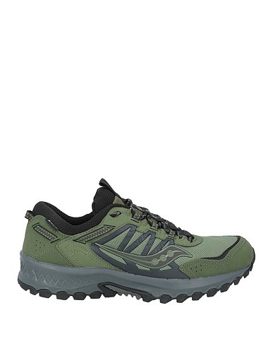 SAUCONY Sneakers Military green Textile fibres