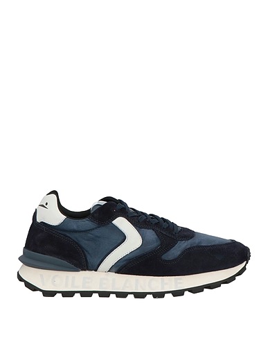 VOILE BLANCHE Sneakers Navy Leather, Textile fibers