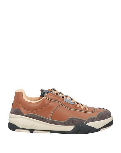 THEORY PROJECT Sneakers Brown Calfskin