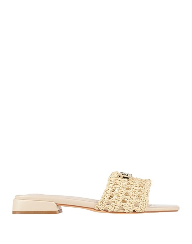 GAëLLE Paris Sandals Ivory Natural raffia