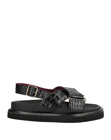 SEBOY'S Sandals Black Leather