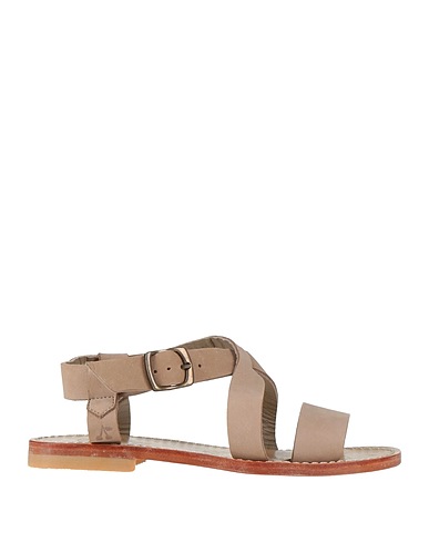 BONPOINT Sandals Taupe Leather