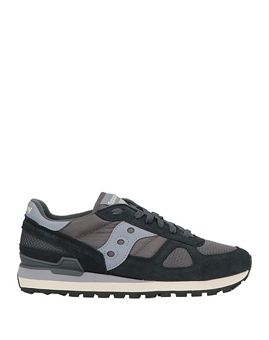 SAUCONY Sneakers Charcoal Leather, Textile fibres