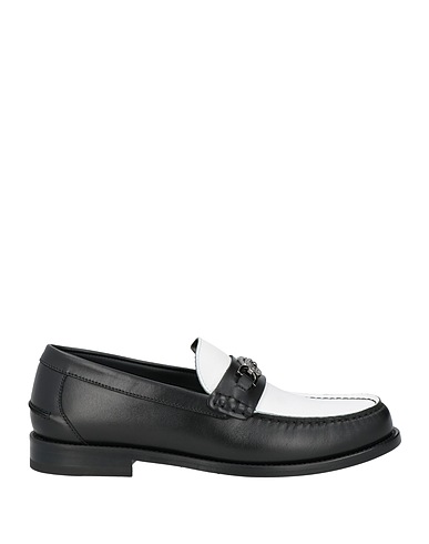 VERSACE Loafers Black Calfskin