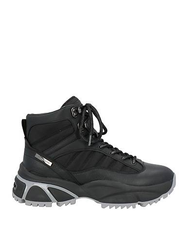 MICHAEL KORS MENS Ankle boot Black Leather, Textile fibres