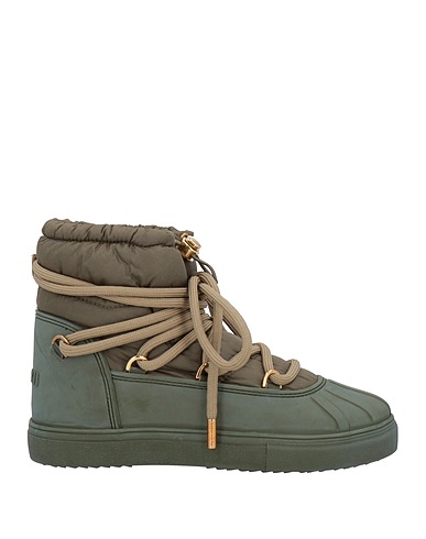 INUIKII Ankle boot Military green Textile fibres