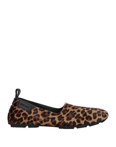 VERSACE Loafers Brown Leather